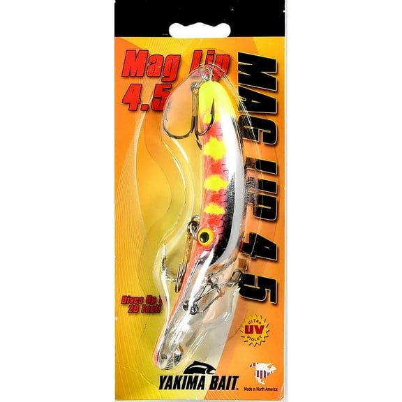 Yakima Bait Worden's Mag Lip 4.5" Fishing Lure, Jaw Breaker, 0.77 oz., 9601U JAW