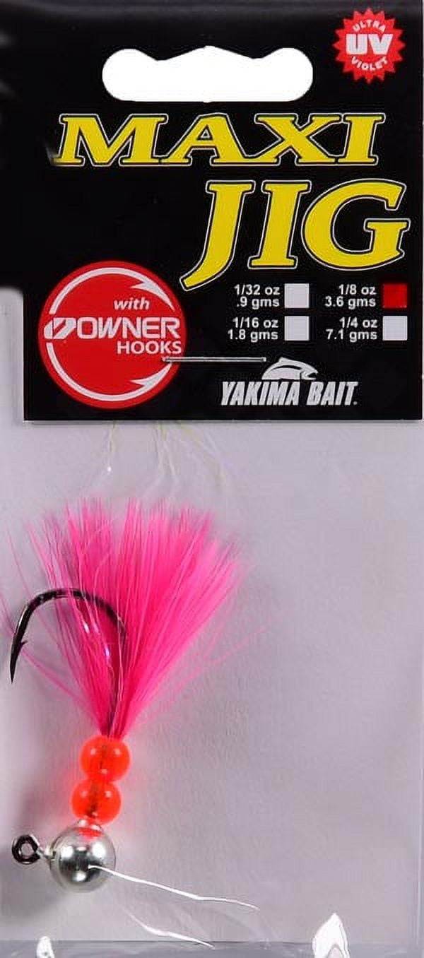 Yakima Bait Worden's Maxi Jig Fishing Lure, Nickel Plate, 1/8 oz., 1712U NP