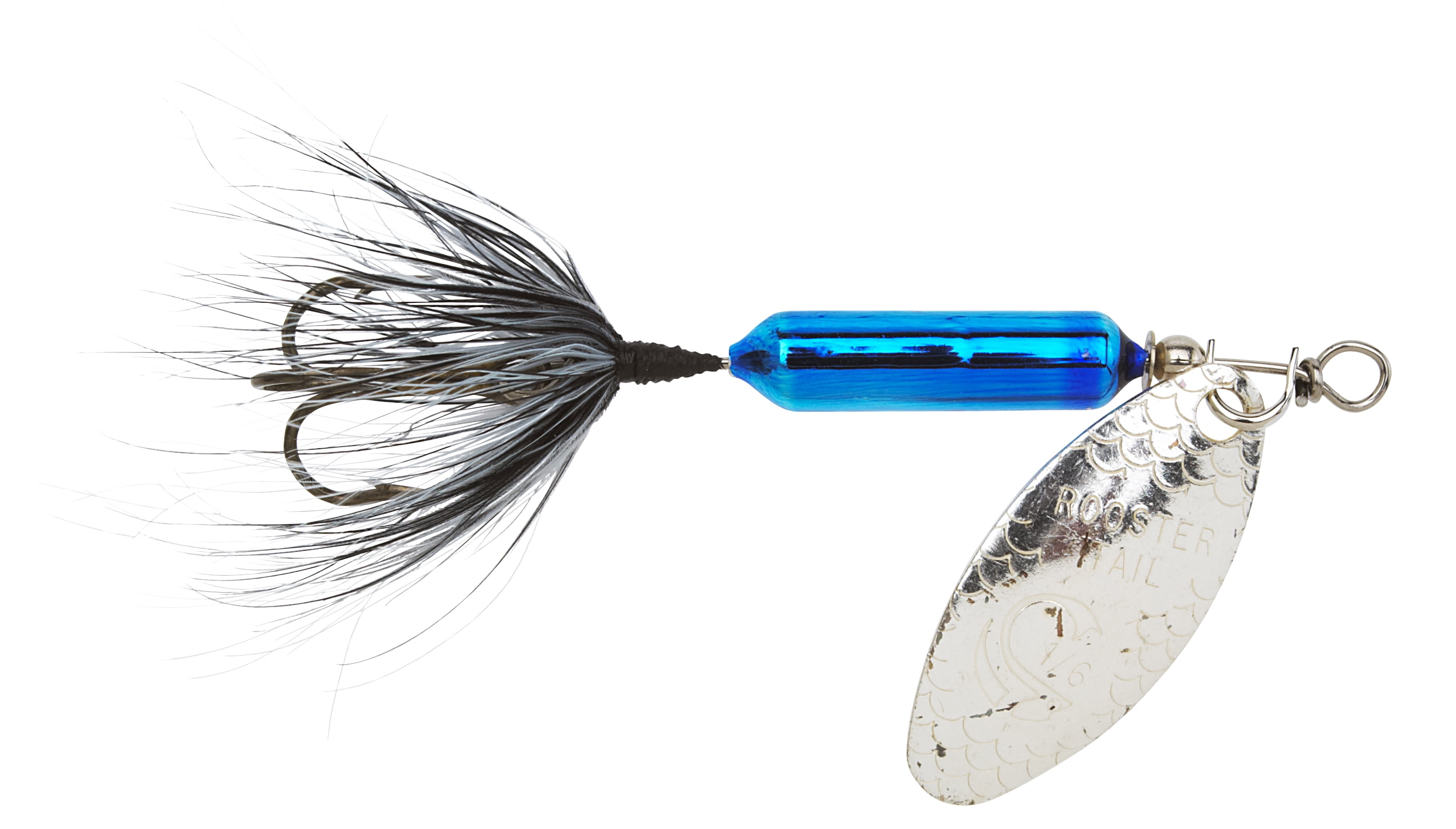 Yakima Bait Worden's Original Rooster Tail Fishing Lure, Metallic Blue, 3/8 oz., Size 6, 214 MBLU