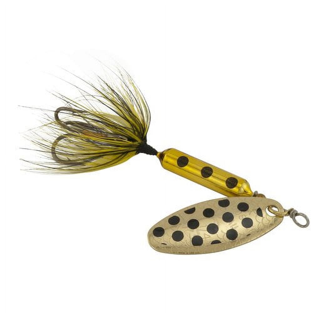 Yakima Bait Worden's Original Rooster Tail Fishing Lure, Metallic Gold  Spot, 1/4 oz., Size 6, 212 MGLDS 