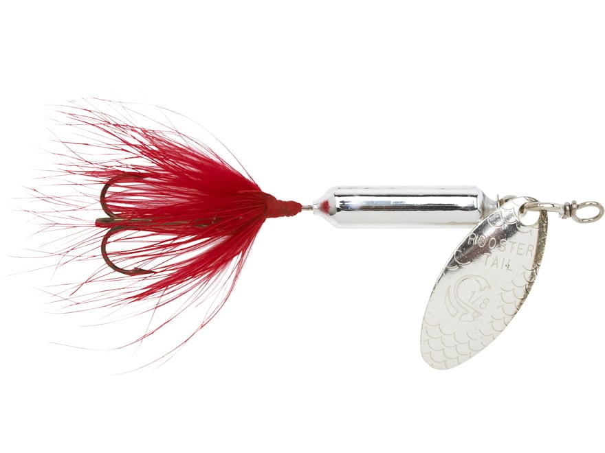 Yakima Bait Worden's Original Rooster Tail Fishing Lure, Metallic Silver, 1/16 oz., Size 12, 206 MSIL