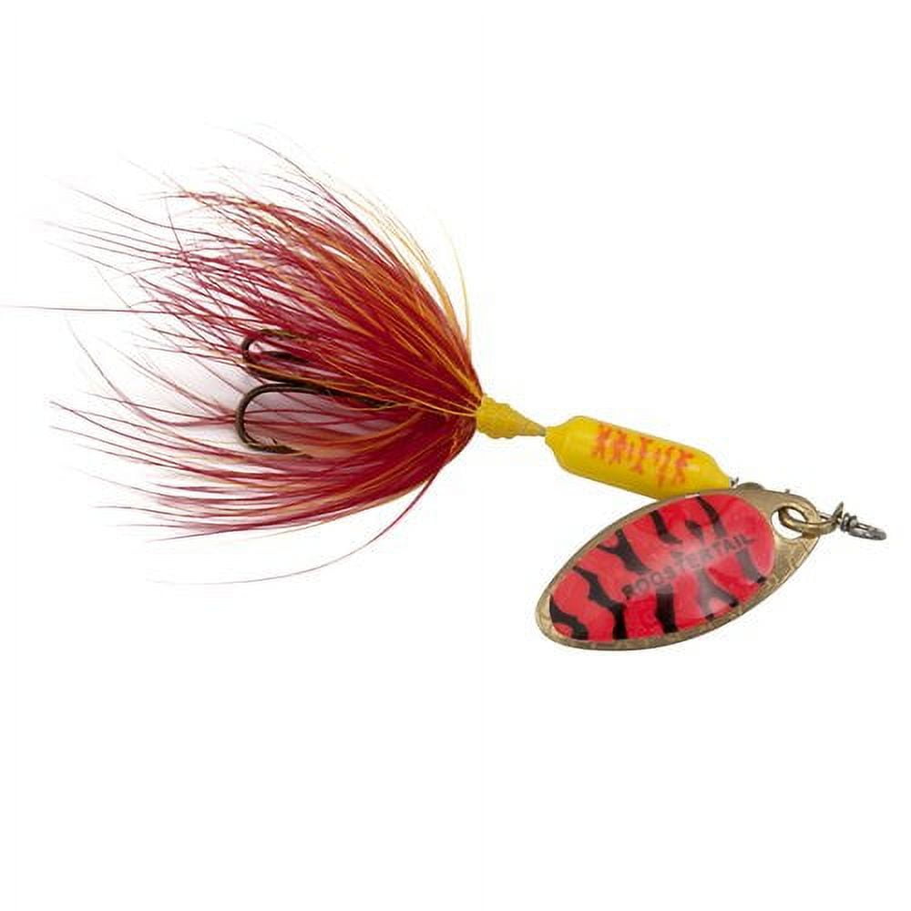 Yakima Bait Worden's Original Rooster Tail Fishing Lure, Yellow Tiger, 1/16 oz., Size 12, 206 YRT