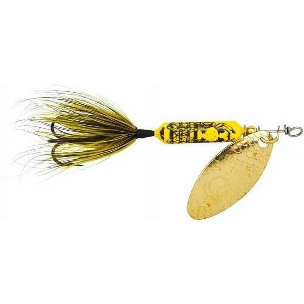 Yakima Bait Worden's Original Rooster Tail, Inline Spinnerbait Fishing  Lure, Bumblebee, 1/6 oz. 