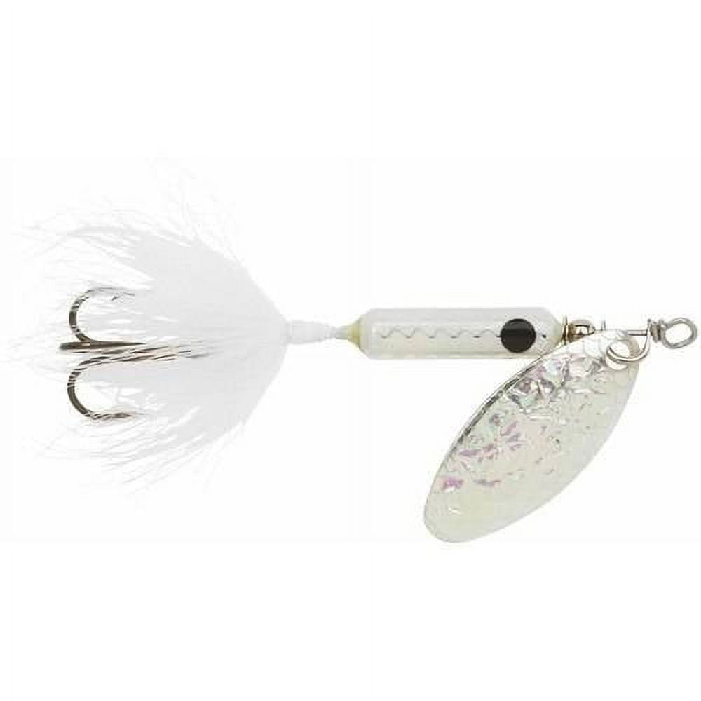 Yakima Bait Wordens Original Rooster Tail Spinner Lure, Chrome Whitetail,  1-Ounce
