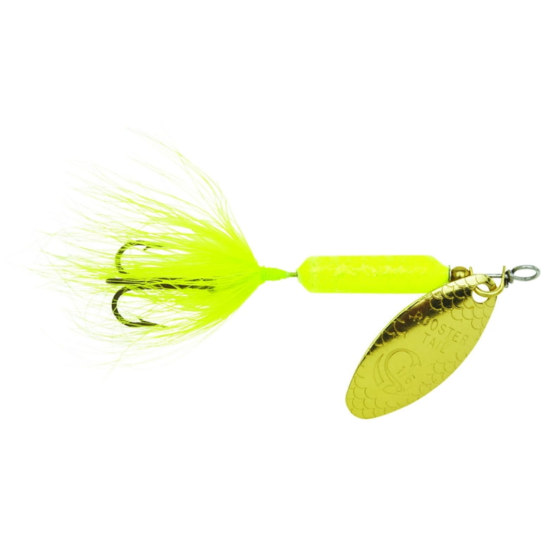  Yakima Bait Wordens Original Rooster Tail 1/4oz Spinner Lure,  3 Pack- Chartreuse : Sports & Outdoors