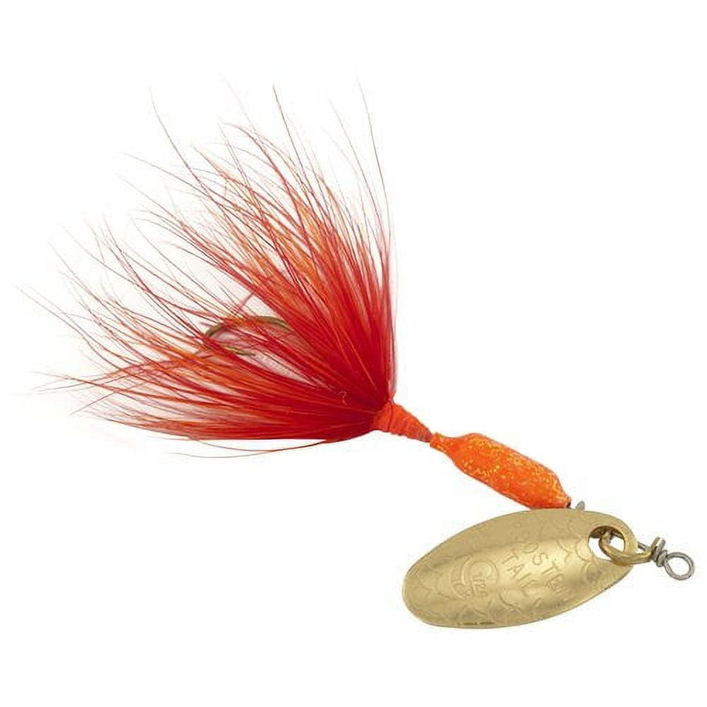 Yakima Bait Worden's Original Rooster Tail, Inline Spinnerbait Fishing  Lure, Glitter Flame, 1/24 oz. 