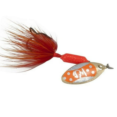 Yakima Bait Worden's Original Rooster Tail Lure, Glitter Flame Tux, 1/16 oz.