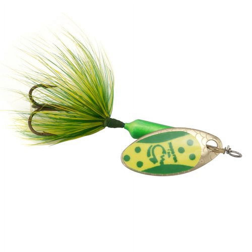 Yakima Bait Worden's Original Rooster Tail, Inline Spinnerbait Fishing Lure,  Lime Chartreuse, 1/16 oz. 