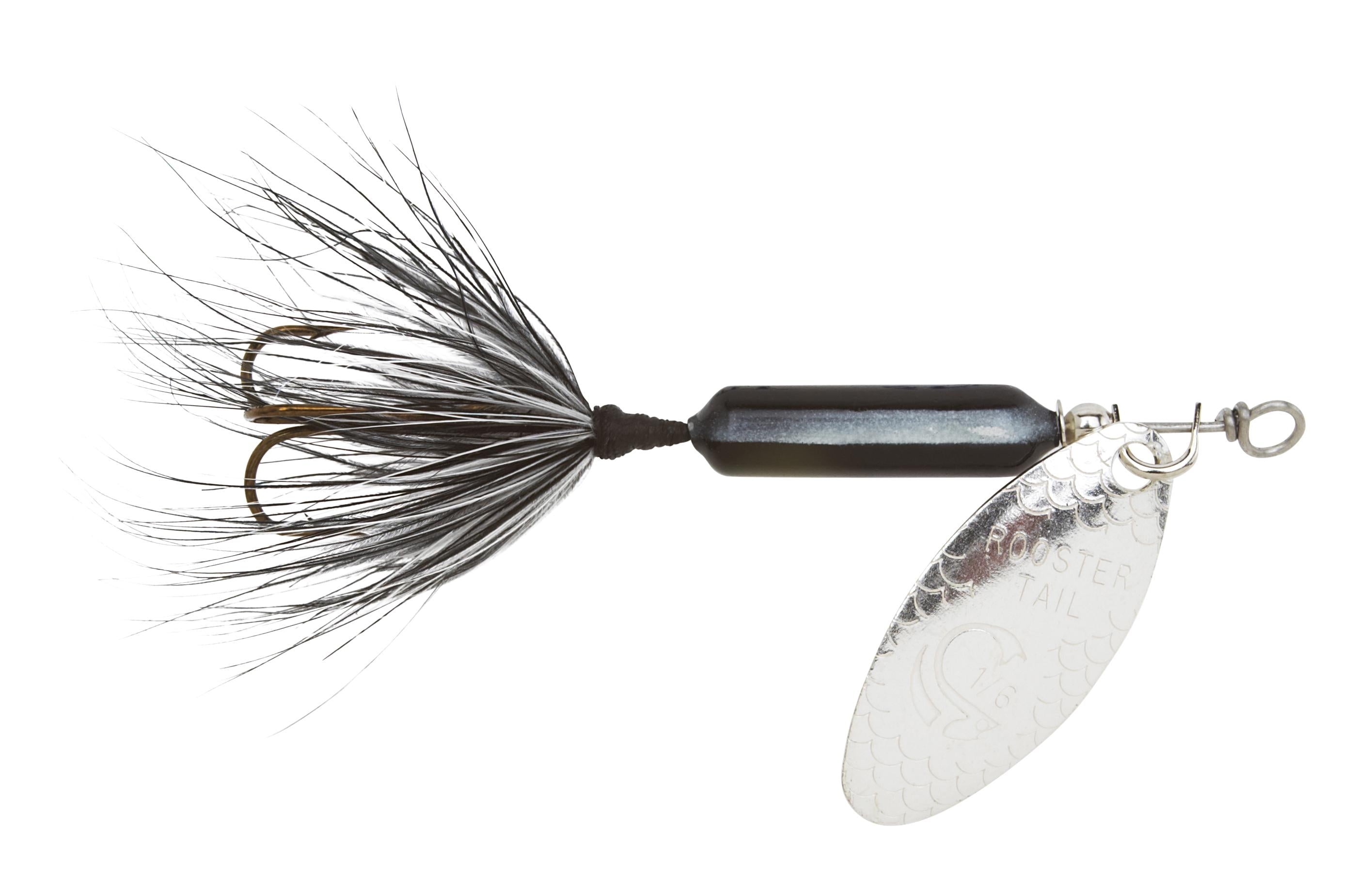 Yakima Bait Worden's Original Rooster Tail,  Inline Spinnerbait Fishing Lure, Skunk, 1/24 oz.