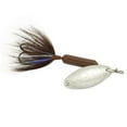thumbnail interactive-video image 1 of Yakima Bait Worden's Original UV Coated Rooster Tail Lure, Tinsel Brown, 1/4 oz., 1 of 3