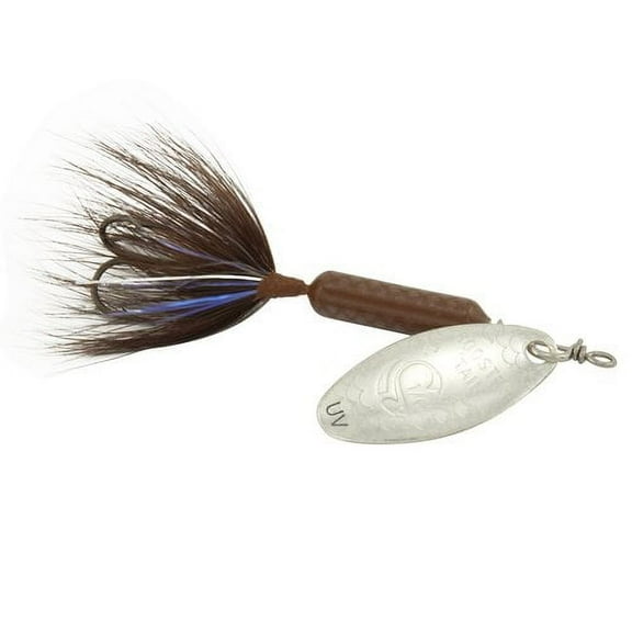 Yakima Bait Worden's Original UV Coated Rooster Tail Lure, Tinsel Brown, 1/4 oz.