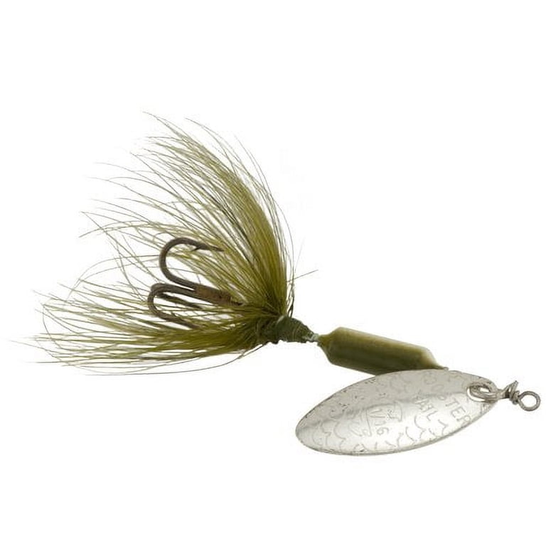 Worden's Rooster Tail White Stonefly Inline Spinnerbait Fishing