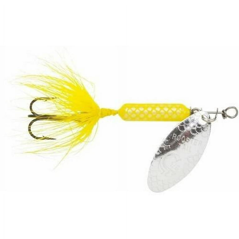 Yakima Bait Worden's Original Rooster Tail, Inline Spinnerbait Fishing Lure,  Yellow, 1/16 oz. 