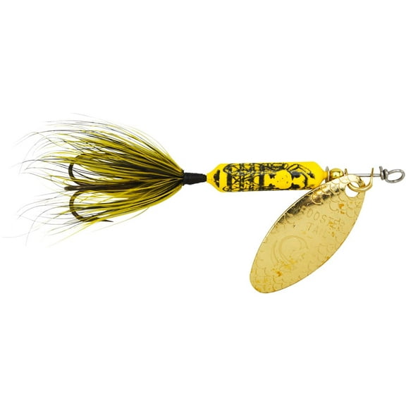 Yakima Bait Worden's Original Rooster Tail Lure, Bumblebee, 1/4 oz.