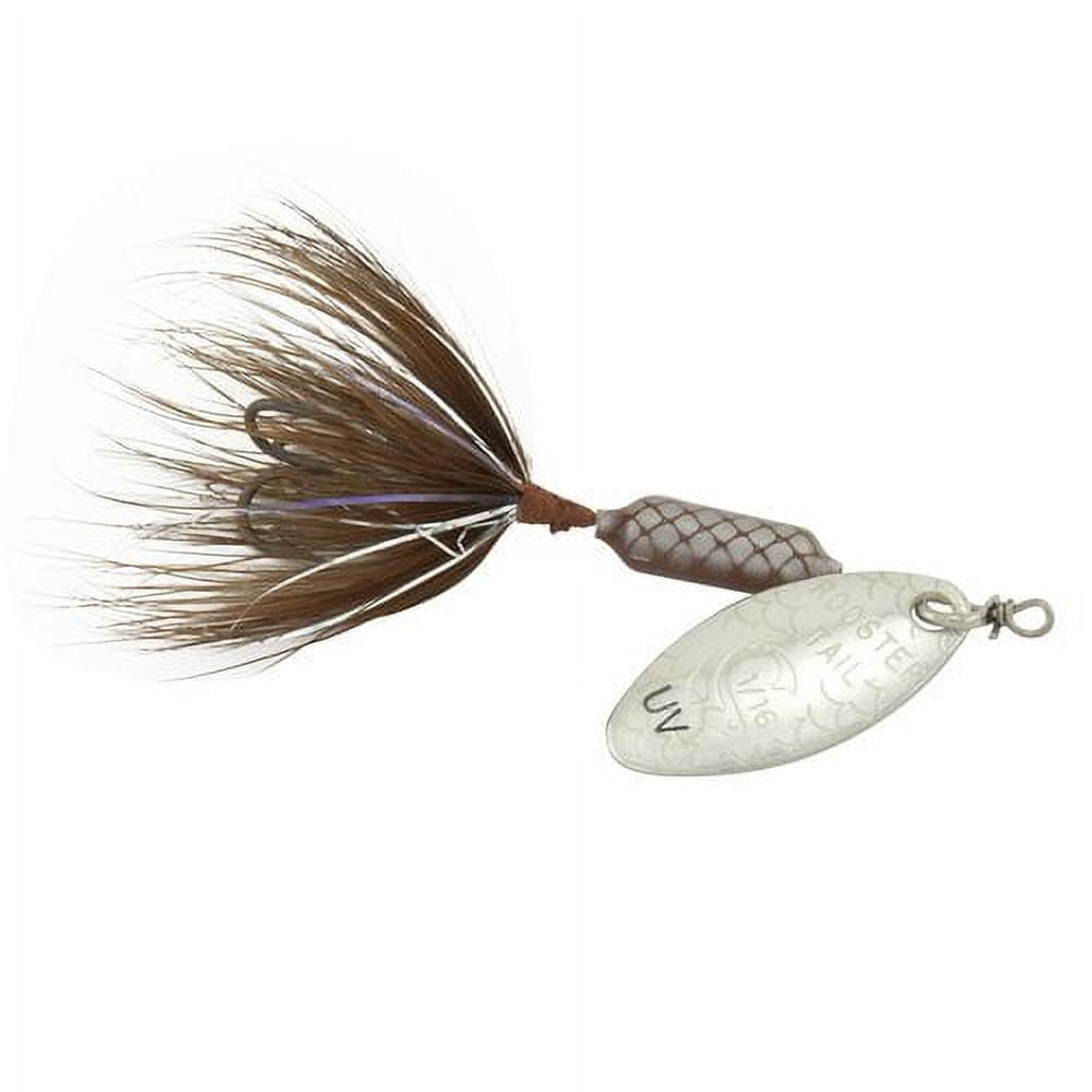 Yakima Bait Worden's Original UV Coated Rooster Tail Lure, Tinsel Gold, 1/16 oz.
