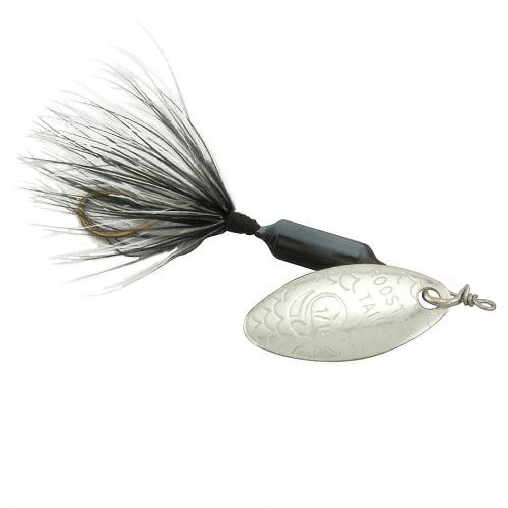 Yakima Bait Worden's Original UV Coated Single Hook Rooster Tail, Inline  Spinnerbait Fishing Lure, Skunk, 1/16 oz.