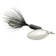 thumbnail interactive-video image 1 of Yakima Bait Worden's Original UV Coated Single Hook Rooster Tail, Inline Spinnerbait Fishing Lure, Skunk, 1/16 oz., 1 of 2