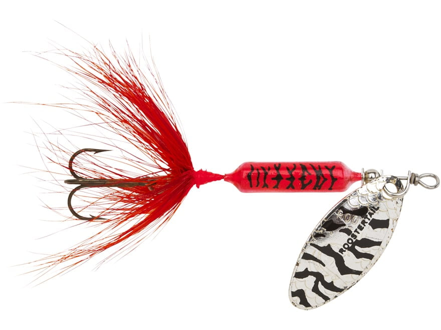 Yakima Bait Worden's Rooster Tail Lure, Metallic Flame Tiger, 1/8 oz.