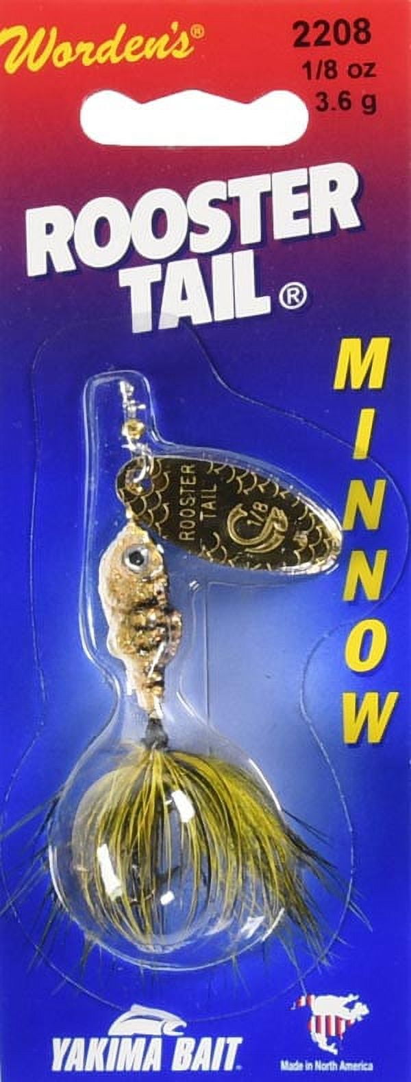 Yakima Bait Worden's Rooster Tail Minnow Fishing Lure, Perch, 1/8 oz., 2208 PERC