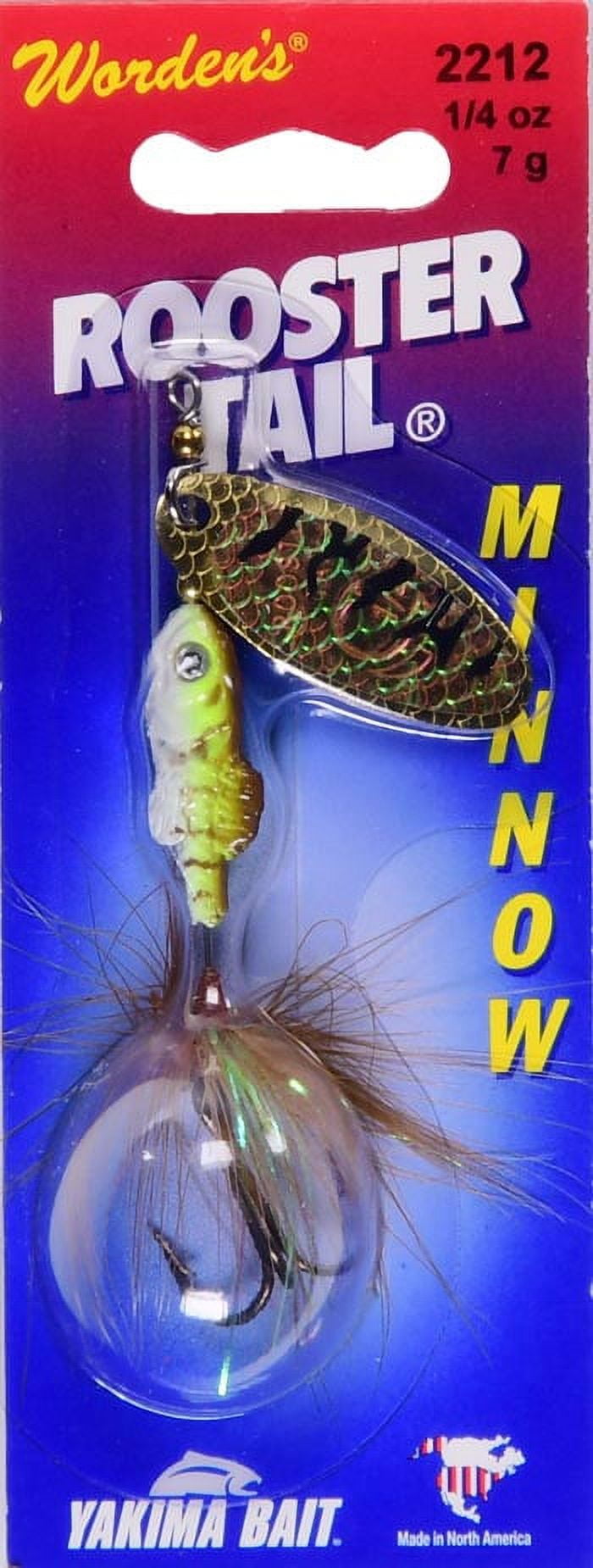Yakima Bait Worden's Rooster Tail Minnow Fishing Lure, Sculpin, 1/4 oz., 2212 SCUL