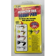 Yakima Bait Worden's Rooster Tail Trout Fishing Lures, Assorted Colors, 1/16 oz., 6 Count, RTBX.206.S773