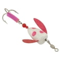 thumbnail interactive-video image 1 of Yakima Bait Worden's Spin-N-Glo Fishing Lure, Pearl Clown, Size 2, 1 of 3