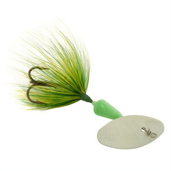 Yakima Bait Worden's Vibric Rooster Tail Lure, Luminous Green, 1/16 oz.