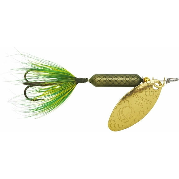 Yakima Bait Wordens 206-FR Rooster Tail in-Line Spinner, 2", 1/16 oz, Treble Hook