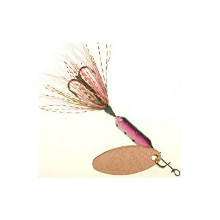 Yakima Bait Wordens Original Rooster Tail Spinner Lure, Copper Glitter  Rainbow, 1/8-Ounce