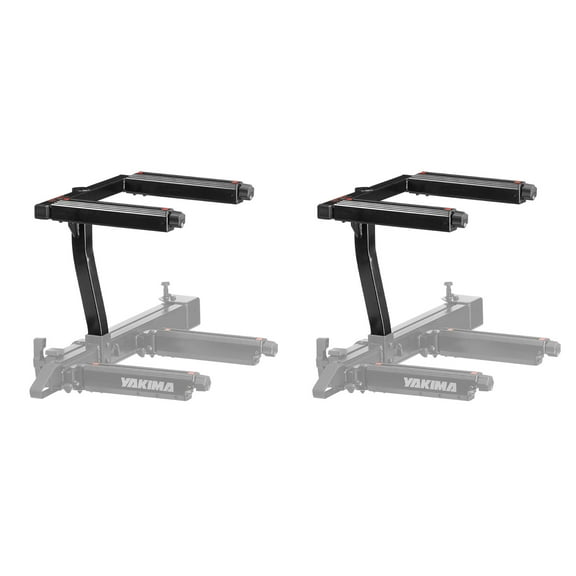 Yakima EXO TopShelf 2nd Level 2 SKS Lock Hitch Base Rack, 2 Pack, Black