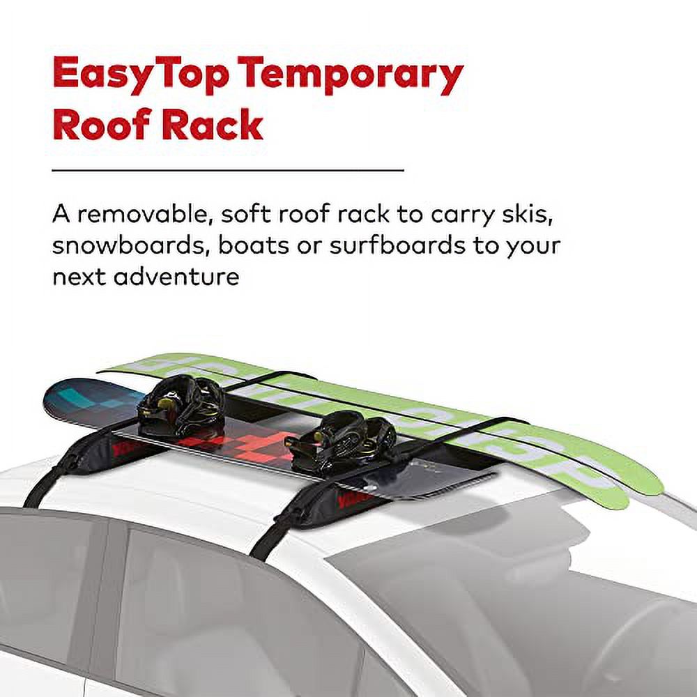 Yakima EasyTop Temporary Roof Rack with Heavy Duty Straps, Double ...