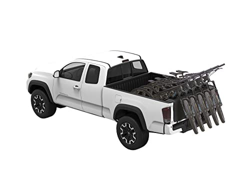 Yakima Gatekeeper Full Size Truck Bed Medium Polyester Trunk Tailgate Bicycle Rack Pad with Soft Felt Backing, Cradles, and Buckles for 5 Bikes, Black