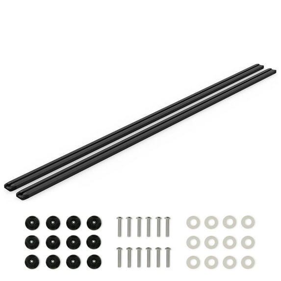 Yakima HD Track 54 Inch Car Roof Top Rack Mounting System with CapNuts