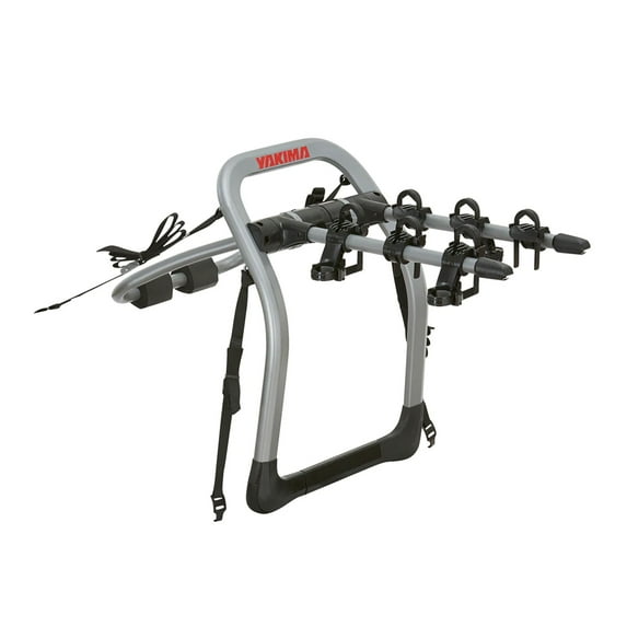 Yakima HalfBack 3 Bike Capacity Trunk Bike Strap Rack, Gray/Black
