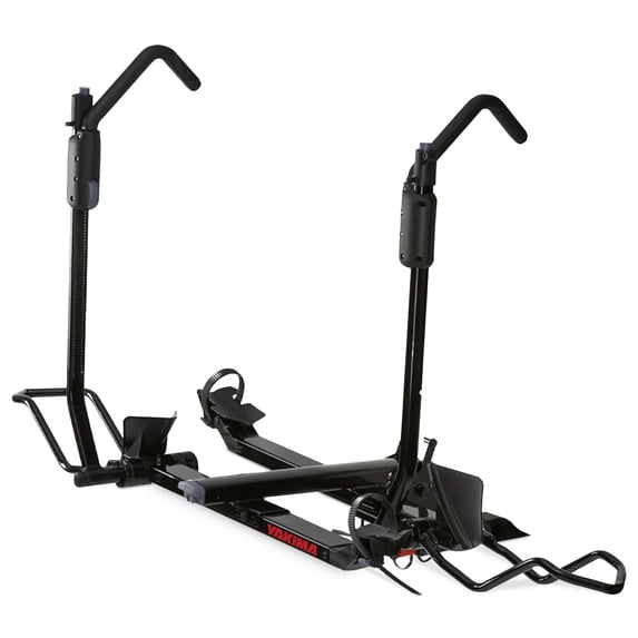 Yakima HoldUp EVO Premium 2 Bike Capacity Tray Hitch Mount Bike Rack, Black
