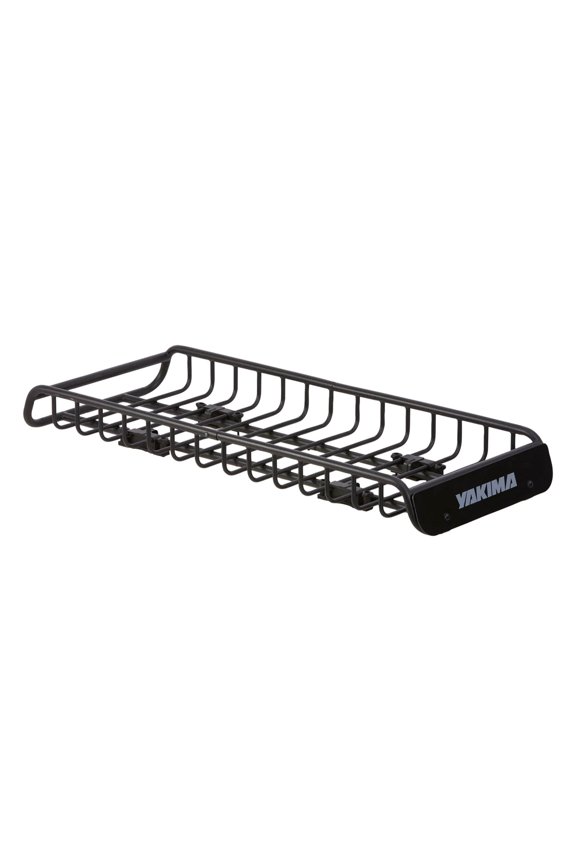 SkinnyWarrior Long & Narrow Cargo Basket for Yakima Crossbars, Black