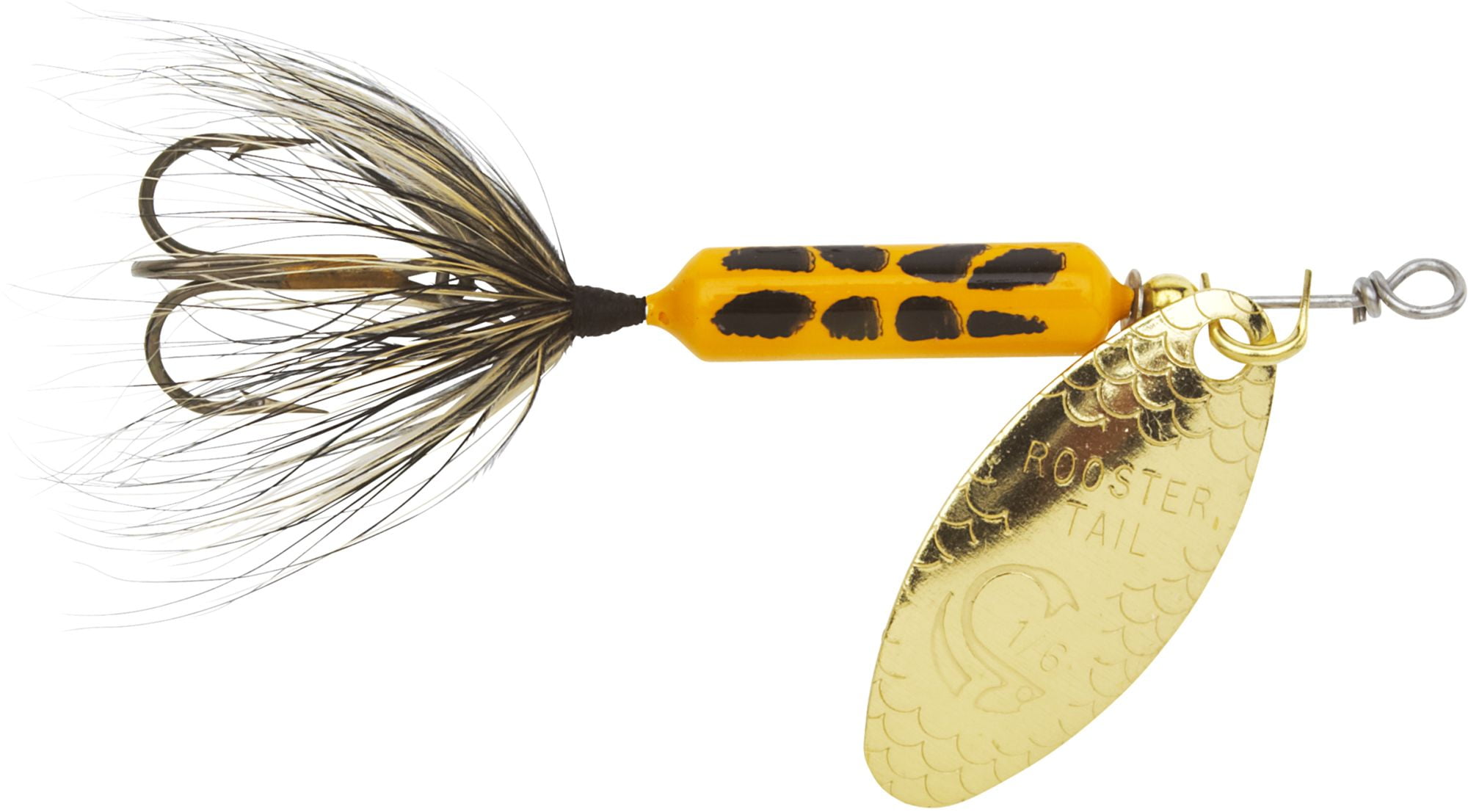 Yakima Worden's Original Rooster Tail Spinners Yellow Coachdog 