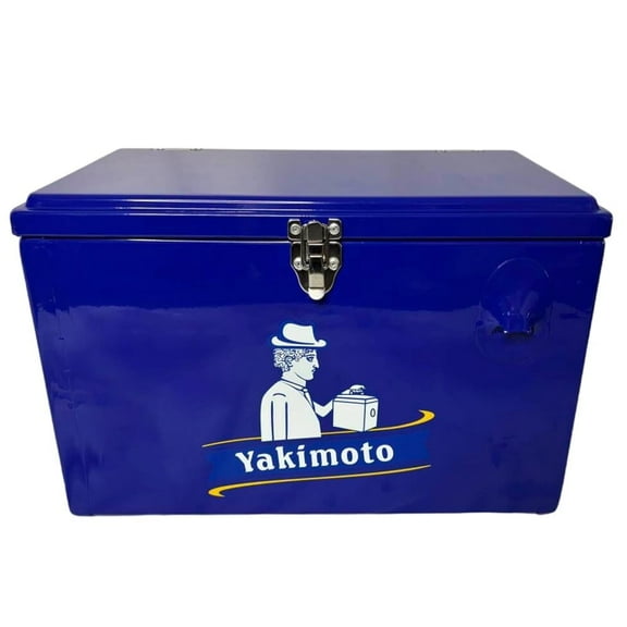 Yakimoto 20L Insulated Cooler Box With 4-Days Ice Retention, Portable Ice Chest -Reflex Blue, 35 Can Capacity, Lockable Metal Latches & Ergo Handle For Camping, Beach, Tailgating, Fishing