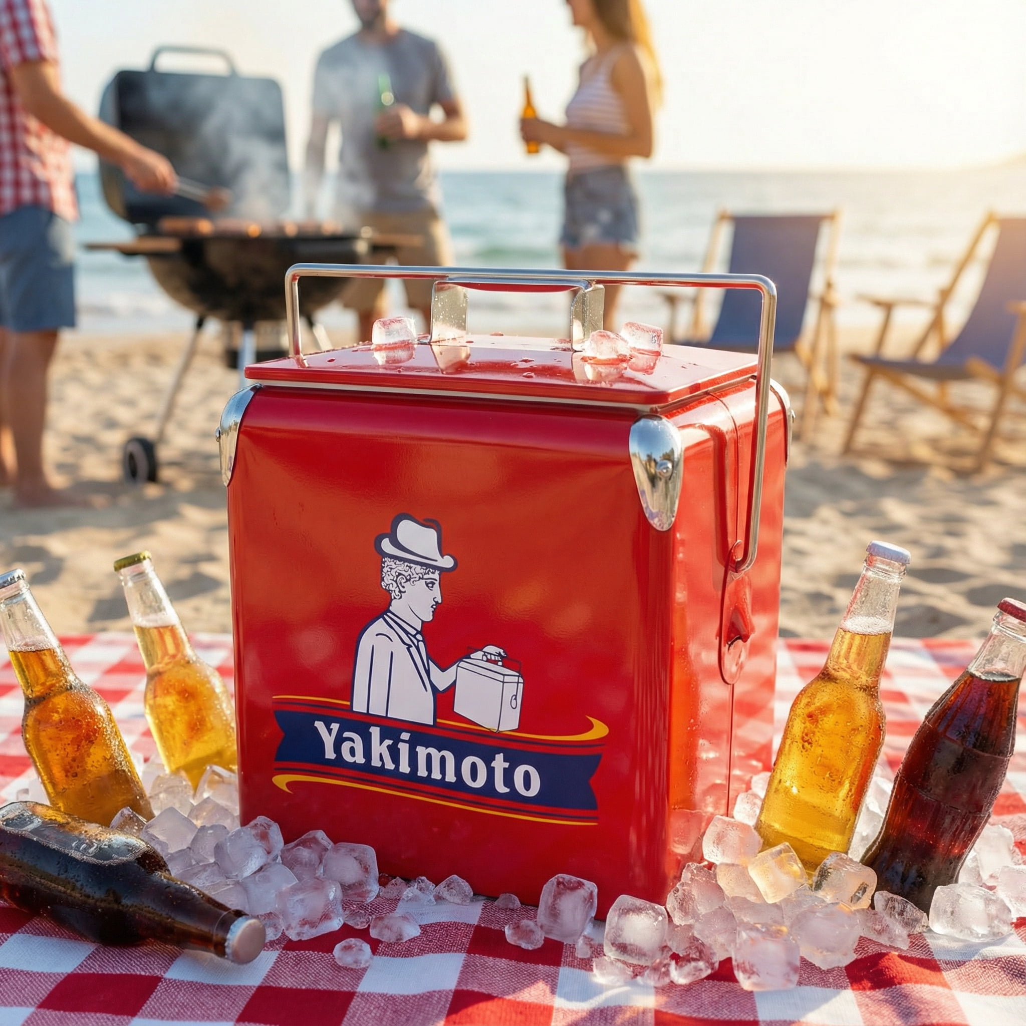 Yakimoto Tailgating Cooler - 14Qt Portable Beverage Ice Chest