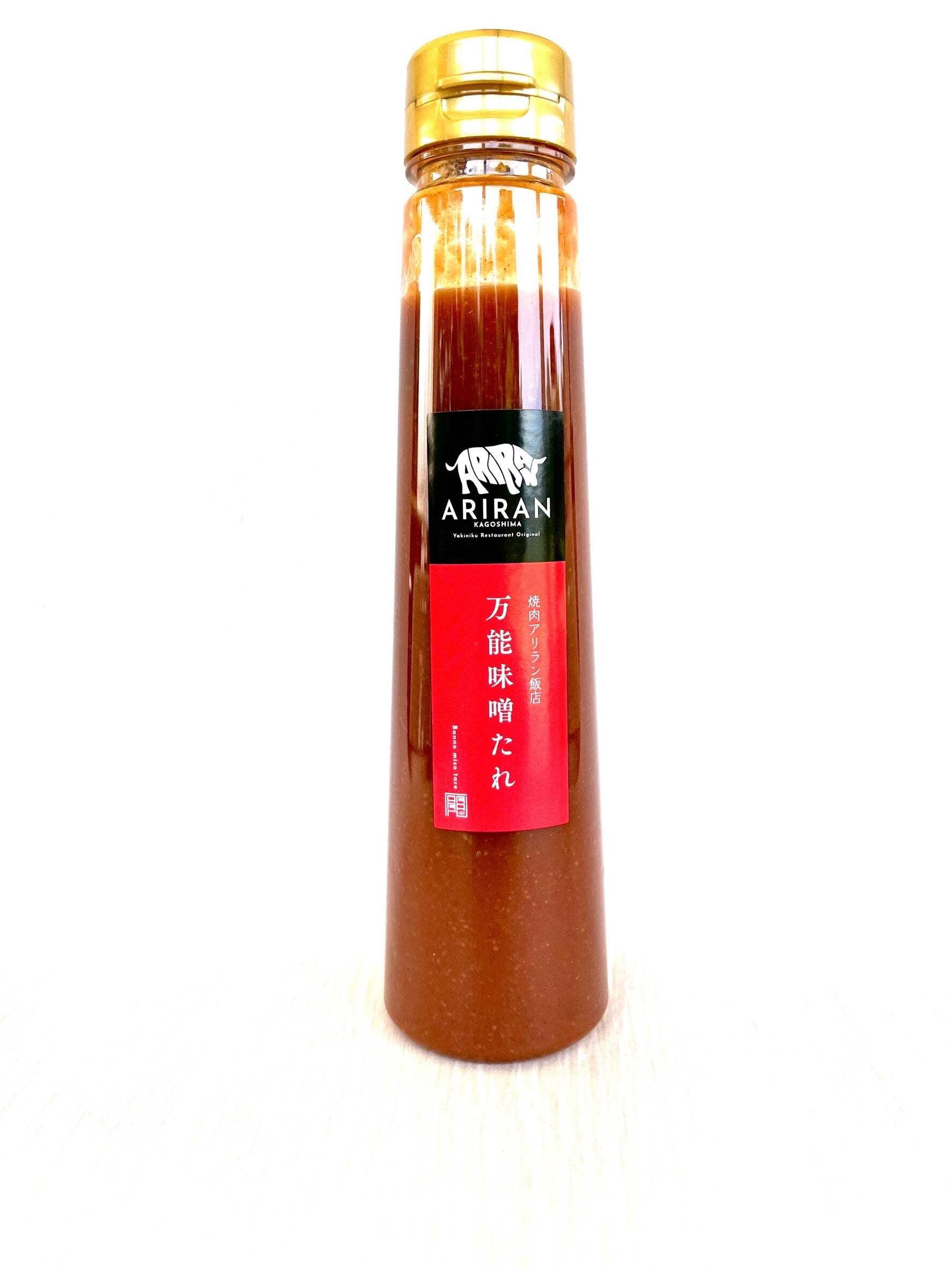 Yakiniku Sauce All-Purpose Soy Sauce  Miso Sauce SET (1 each) 500g Arirang Hanten Made in JAPAN - Kurumira