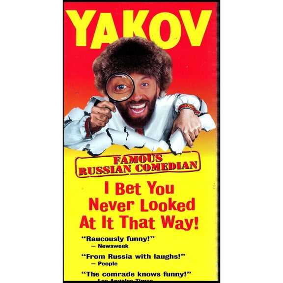 Yakov Smirnoff: I Bet You Never Looked At It That Way! (VHS Tape)