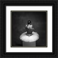 thumbnail image 1 of Yakovlev, Alexander 12x12 Black Ornate Wood Framed with Double Matting Museum Art Print Titled - Grace, 1 of 4