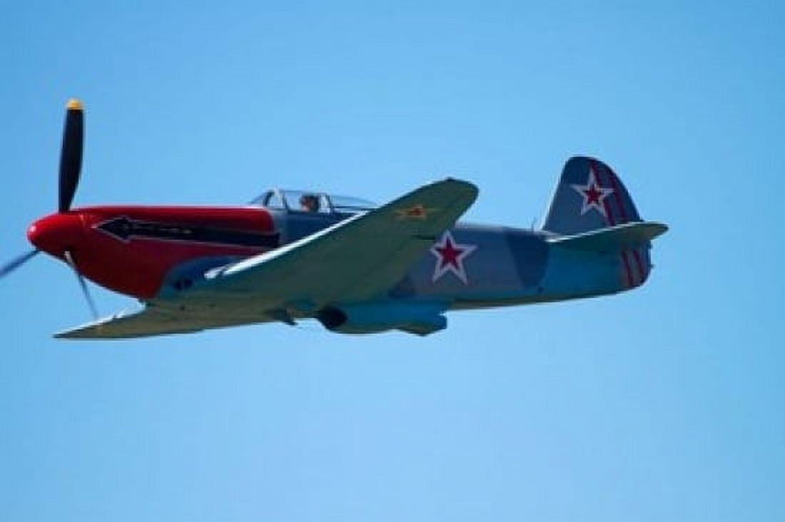 Yakovlev Yak-3 WWII Russian Fighter Plane War plane Canvas Art - David Wall DanitaDelimont (36 x 24)