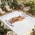 thumbnail image 1 of Yaks Outdoor Rug for Patio/Deck/Porch, Non-Slip Large Area Rug 5 x 7 Ft, Farmhouse Country Animals Printed Flower Indoor Outdoor Rugs Washable Area Rugs, Reversible Camping Rug Carpet Runner, 1 of 8
