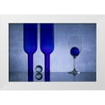 thumbnail image 1 of Yakubovitch, Azriel 24x17 White Modern Wood Framed Museum Art Print Titled - Blue Glass #4, 1 of 4