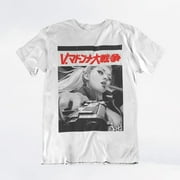 Yakuza Japanese Cyberpunk Girl Vaporwave Crewneck Unisex T-shirt