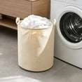 thumbnail image 1 of Yakvarog Laundry Basket Round Breathable & Lightweight Laundry Hamper, Laundry Hampers with Handle, 41L Foldable Storage Basket Suitable for Toy Dirty Clothes Storage, 1 of 6