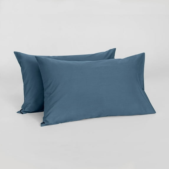 Yalamila Pillowcases 100% Cotton Hotel Set of 2 Pack Cooling King Pillow Cases ,20x36 inches, Teal