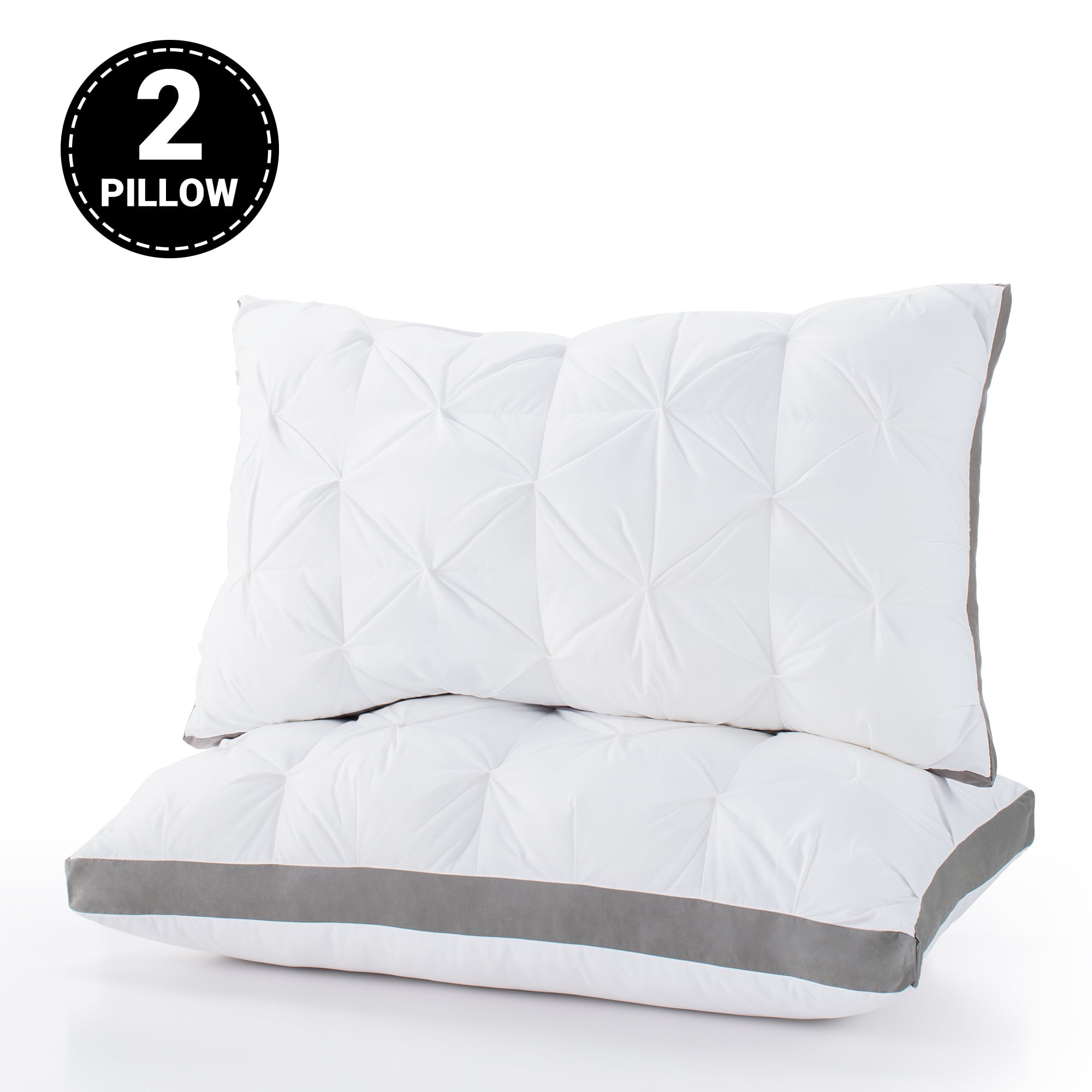 【くるみ堂】 pillows6枚セット puredown King Size Pillows Set of 2, Shredded Memory Foam