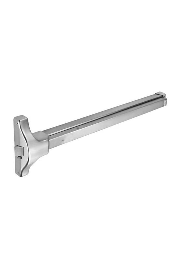210048630 4 ft. Exit Only Rim Exit Device, Polished Stainless Steel